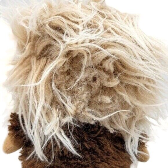 2/$15 Ty Frizzys Zinger Monster Plush Brown 8" Shaggy Glitter Eyes 2014 Beanbag - Picture 11 of 11